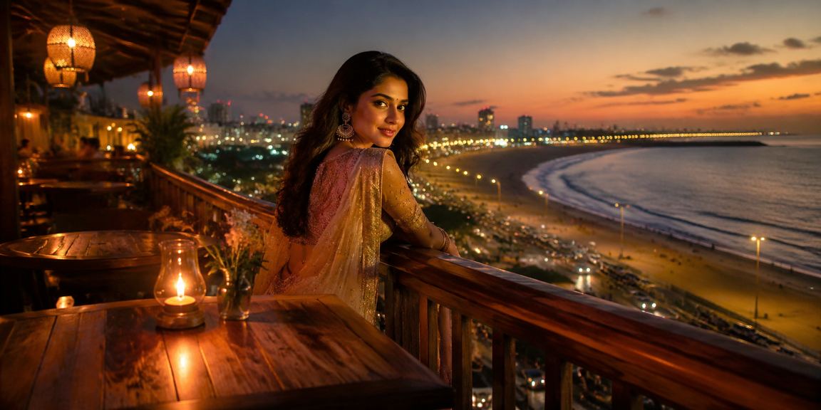Chennai cityscape with casino bonus theme and model