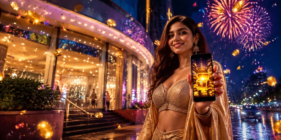 User celebrating cashback bonus with 3watt slots in Mumbai